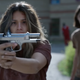 See, if Gina Rodriguez had gotten some sleep she’d remember you don’t hold guns that way.